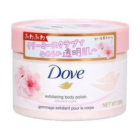 【単品10個セット】 ダヴ クリーミースクラブ サクラ&ムスク298g ユニリーバ・ジャパン(代引不可)【送料無料】