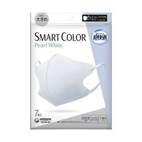 【単品4個セット】 超快適SMART COLOR Pearl White大きめ ユニ・チャーム(代引不可)