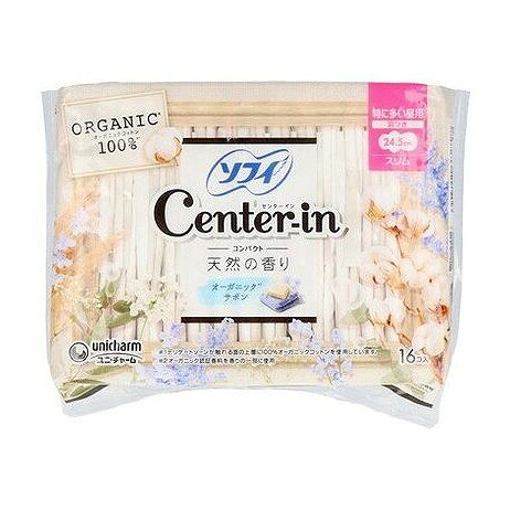 【商品詳細】普通のスリムナプキンの1／2※のコンパクトサイズだから、持ち歩きにベストな上に、自然な良い香りがするナプキンです。※当社製品比　オーガニックコットンシートを採用。身体のカタチに合わせてフィットする独自構造で、スキマを作らず経血をたっぷり吸収するから、スリムでも安心です。少しでも気分が上がるデザインと、癒しの香りがするセンターイン。あなたが身も心も軽やかに過ごせるよう応援します。成分:表面材:コットン/その他:香料/色調:白商品区分:医薬部外品メーカー名:ユニ・チャーム生産国・加工国:日本内容量:16枚【代引きについて】こちらの商品は、代引きでの出荷は受け付けておりません。【送料について】北海道、沖縄、離島は送料を頂きます。