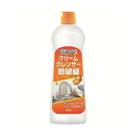【単品7個セット】 カネヨ石鹸 ステンライトクリームクレンザーオレンジの香り(代引不可)