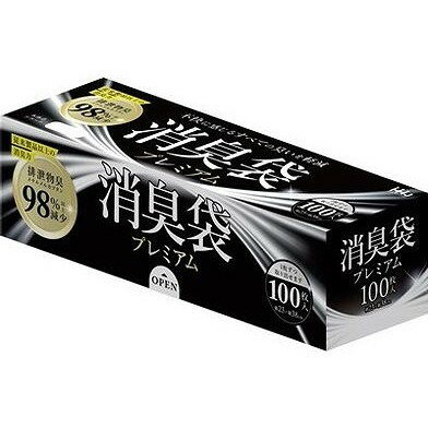 【単品3個セット】 ハウスホールドジャパン AS08消臭袋プレミアム 黒(代引不可)【送料無料】