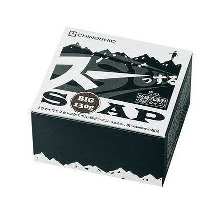 【商品詳細】植物油脂原料の石けんに、メントール（清涼感成分）を配合した爽快な洗い上がり。その他トウカイコモウセンゴケエキス、柿タンニン（保湿成分）、炭（洗浄補助成分）配合で、汗や皮脂など、ニオイの元になる汚れをしっかりと洗浄します。無添加（合成着色料、合成香料、剤）。内袋は植物由来のプラスチックを約35％使用。成分:石ケン素地、ハッカ油、炭、カキタンニン、トウカイコモウセンゴケ葉/根エキス、メントール、トレハロース、水、エタノール、炭酸Na商品区分:化粧品メーカー名:地の塩社生産国・加工国:日本内容量:2個【代引きについて】こちらの商品は、代引きでの出荷は受け付けておりません。【送料について】北海道、沖縄、離島は送料を頂きます。