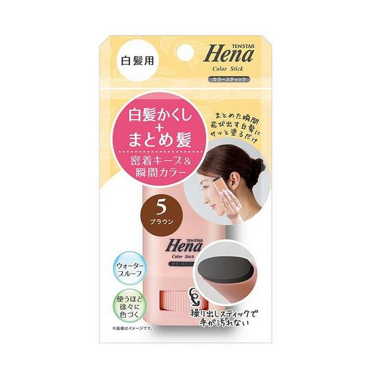 【単品4個セット】 テンスター 白髪用カラースティック BR 三宝(代引不可)【送料無...
