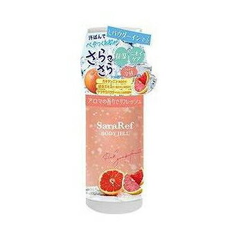 【単品4個セット】 サラリフ パウダーインボディジェル ピンクグレープフルーツの香り180ml ヘルス(代..