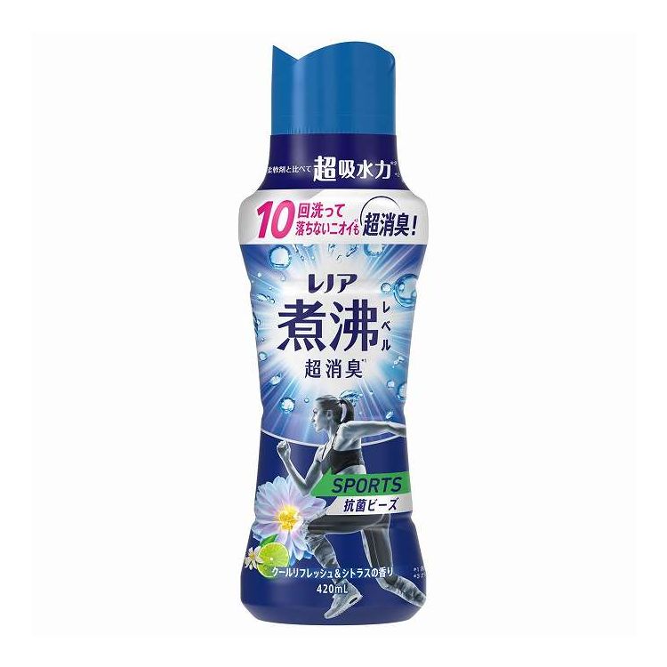 【単品7個セット】 レノア煮沸レベル消臭ビーズスポーツクールリフレッシュ&シトラスの香り本体 P&Gジャパン(代引不可)【送料無料】