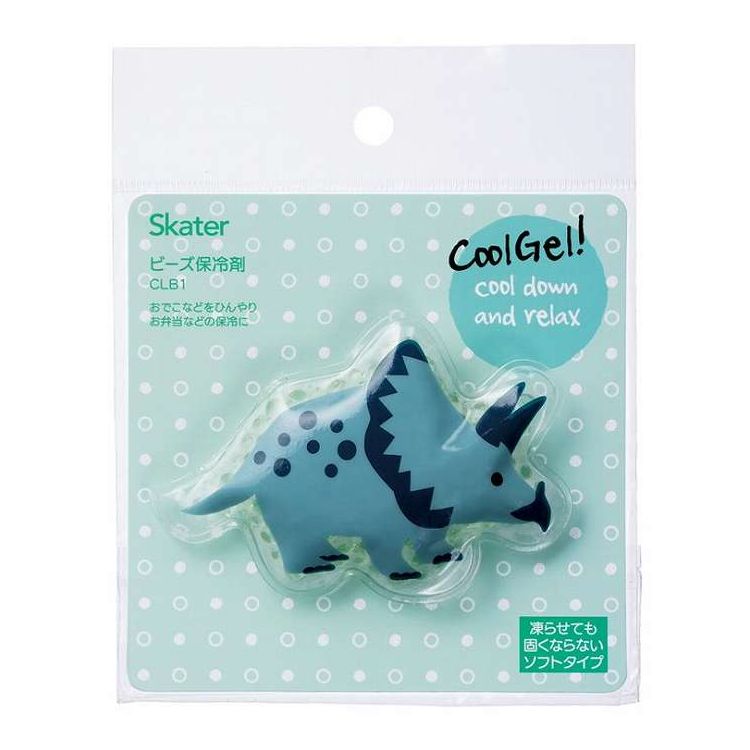 【単品10個セット】 ビーズ保冷剤 ディノサウルス トリケラトプス CLB1 スケーター(代引不可)【送料無料】