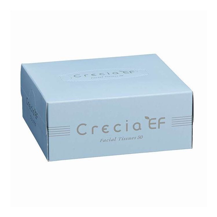 【単品12個セット】 クレシアEF ティシュー ハーフダブルW(代引不可)