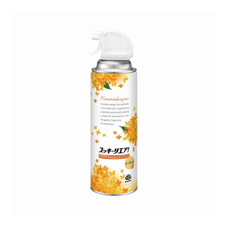 【単品2個セット】 アース製薬 スッキーリエア! トイレ用 ほがらかなキンモクセイ 350ml(代引不可)