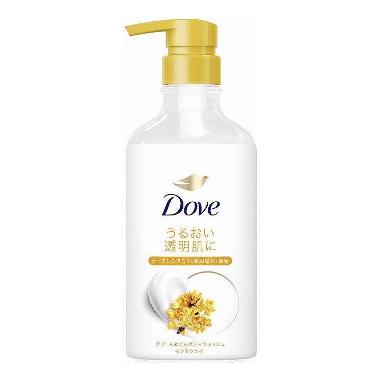 【商品詳細】ダヴ ふわとろボディウォッシュ キンモクセイ ポンプ成分:成分：水、ラウリン酸、ミリスチン酸、水酸化K、ステアリン酸、ラウレス硫酸Na、香料、グリセリン、コカミドプロピルベタイン、ジステアリン酸グリコール、ヒドロキシプロピルメチルセルロース、塩化Na、グアーヒドロキシプロピルトリモニウムクロリド、塩化K、EDTA-4Na、フェノキシエタノール、クエン酸、ジグリセリン、ヒドロキシステアリン酸、ピロクトンオラミン、PG、パルミチン酸、ナイアシンアミド、アラキン酸商品区分:化粧品メーカー名:ユニリーバ・ジャパン生産国・加工国:日本内容量:450G【代引きについて】こちらの商品は、代引きでの出荷は受け付けておりません。【送料について】北海道、沖縄、離島は送料を頂きます。