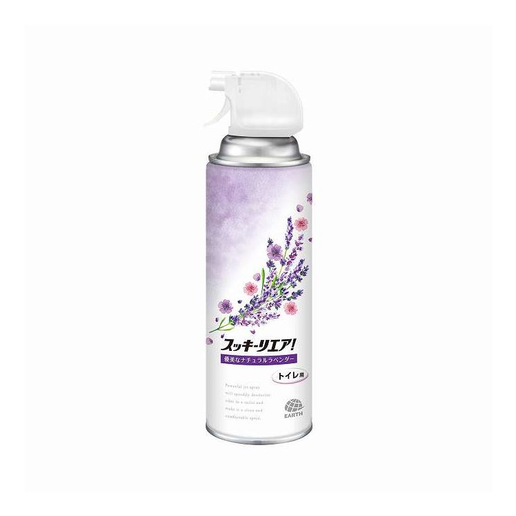 For Rooms, Doors - 【単品5個セット】 アース製薬 スッキーリエアトイレ用優美なナチュラルラベンダー 350mL(代引不可)【送料無料】