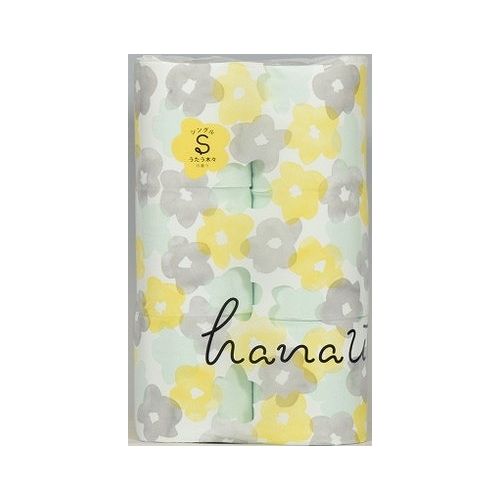 Tissue - グリーンhanauta 12ロールシングル うたう木々の香り(代引不可)