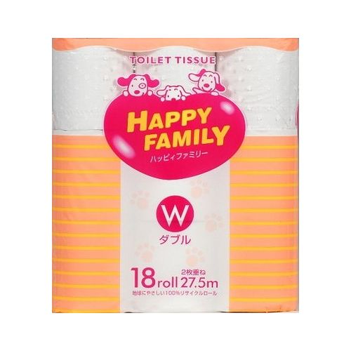 ハッピィファミリー レギュラー 18ロールダブル(代引不可)