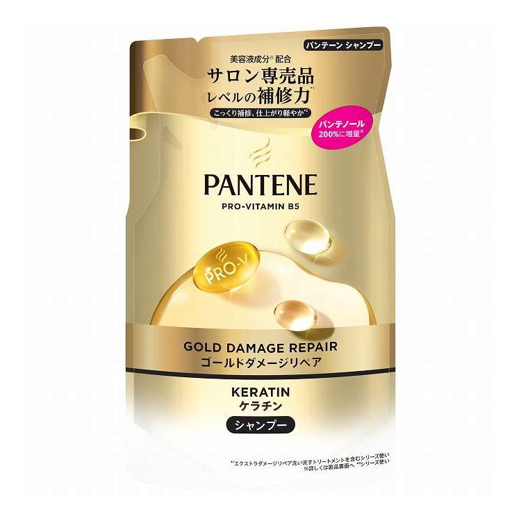 【単品8個セット】 P&Gジャパン パンテーンゴールドダメージリペアシャンプーつめかえ 260G(代引不可)【送料無料】
