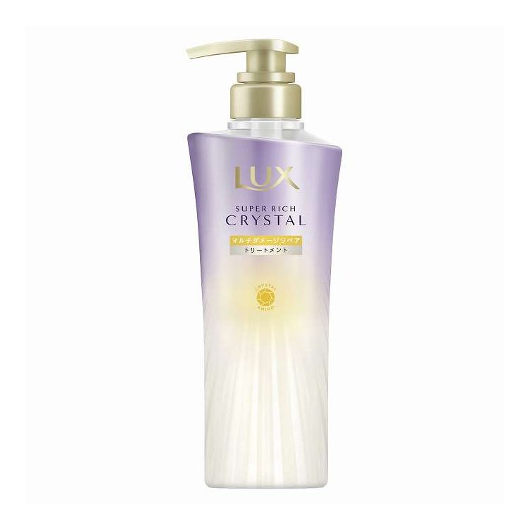 【単品10個セット】 ユニリーバ・ジャパン ラックス スーパーリッチクリスタル マルチダメージリペア トリートメント ポンプ 450G(代引不可)【送料無料】
