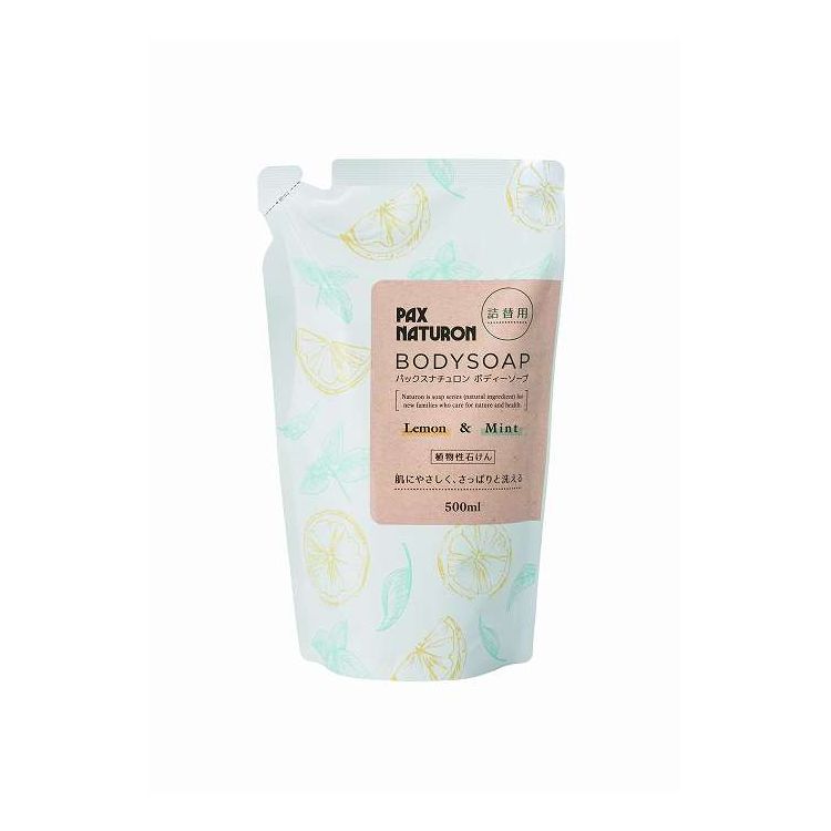 Soaps, Body Washes - 【単品12個セット】 太陽油脂 詰替パックスナチュロンボディーソープ レモン×ミント(代引不可)【送料無料】