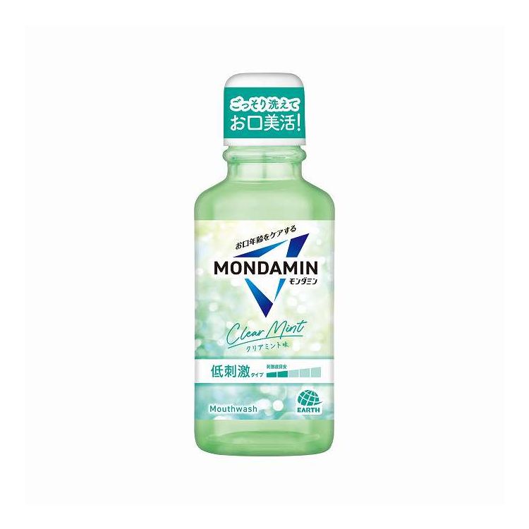 【単品14個セット】 アース製薬 モンダミン クリアミント 100ml(代引不可)【送料無料】(4.0)