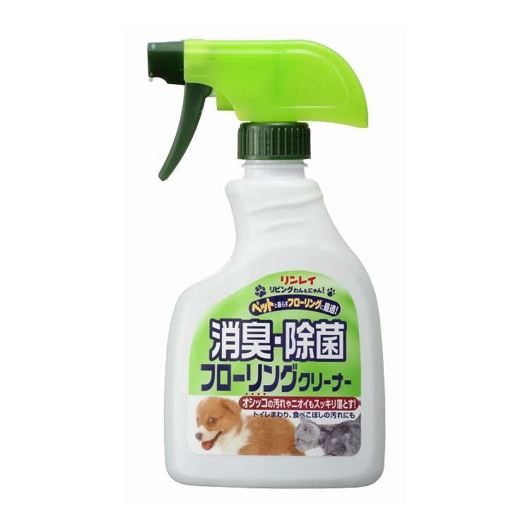 【単品8個セット】 リンレイ リビングわんフローリングクリーナー400ML(代引不可)【送料無料】
