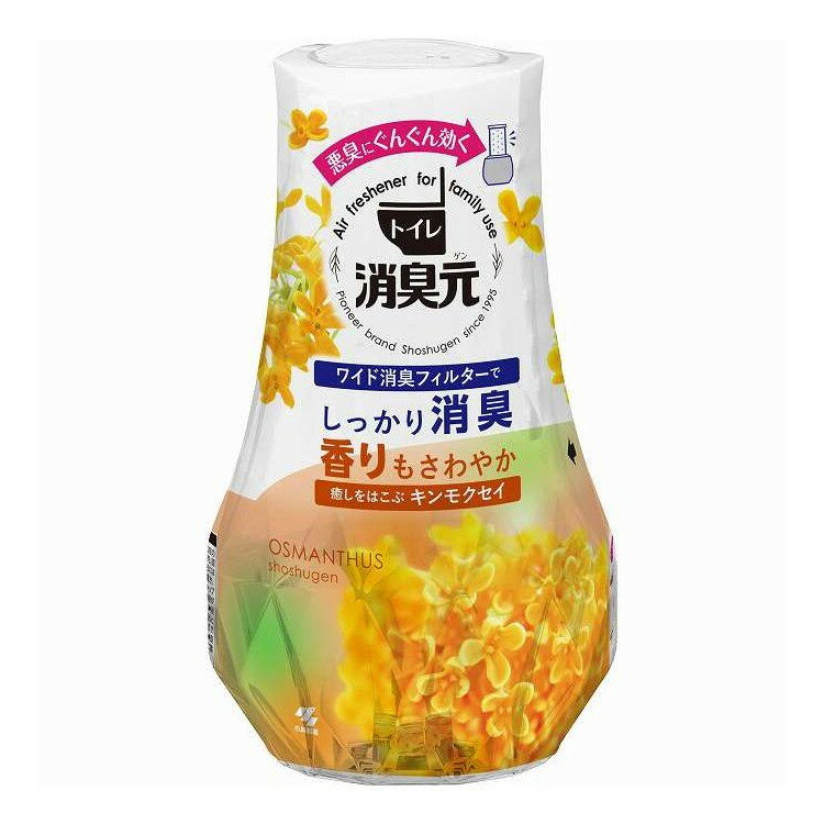 【単品10個セット】 トイレの消臭元 癒しをはこぶキンモクセイ 小林製薬 400ml(代引不可)【送料無料】