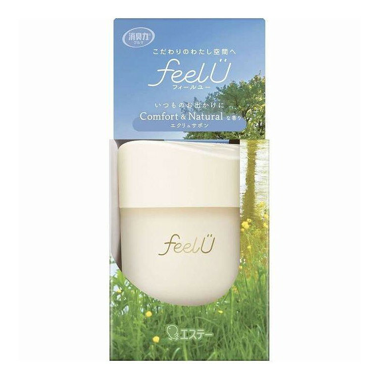 Rakuten - 【単品16個セット】 消臭力 クルマ用 feelU ゲルタイプ 本体 エクリュサボン エステー 90G(代引不可)【送料無料】