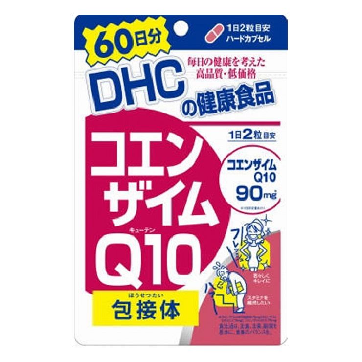 ※メーカーの都合により予告なくパッケージ、仕様等が変更となる場合がございます。当店はJANコードにて管理を行っている為、それに伴う返品、交換等はお受けしておりませんので事前にご了承の上お買い求めください。※こちらの商品は単品商品が4個セットでの販売となります。↓↓↓以下、単品商品説明分↓↓↓●毎日の健康を考えたサプリメントです。●吸収力約3倍(※1)のQ10包接体配合。持続力も、さらにパワーアップ!●1日2粒目安でコエンザイムQ10・90mg(※2)!●ハードカプセルタイプ※1：3日間連続摂取時。コエンザイムQ10とコエンザイムQ10包接体比(DHC調べ)※2：コエンザイムQ10包接体75mg(コエンザイムQ10として15mg)、コエンザイムQ10 75mg商品区分：食品賞味期限：別途パッケージ記載常温にて保存メーカー名：DHC製造国または加工国：日本内容量：120個↓ご購入前に必ずお読みください。↓※メーカーの都合により予告なくパッケージ、内容等が変更となる場合がございます。※それにともなう返品、返金等は受け付けておりませんのでご了承のうえお買い求めください。【発送について】ゆうパケット（郵便受けへの投函配達）でお届けいたします。※他の商品との同梱不可【代引きについて】こちらの商品は、代引きでの出荷は受け付けておりません。