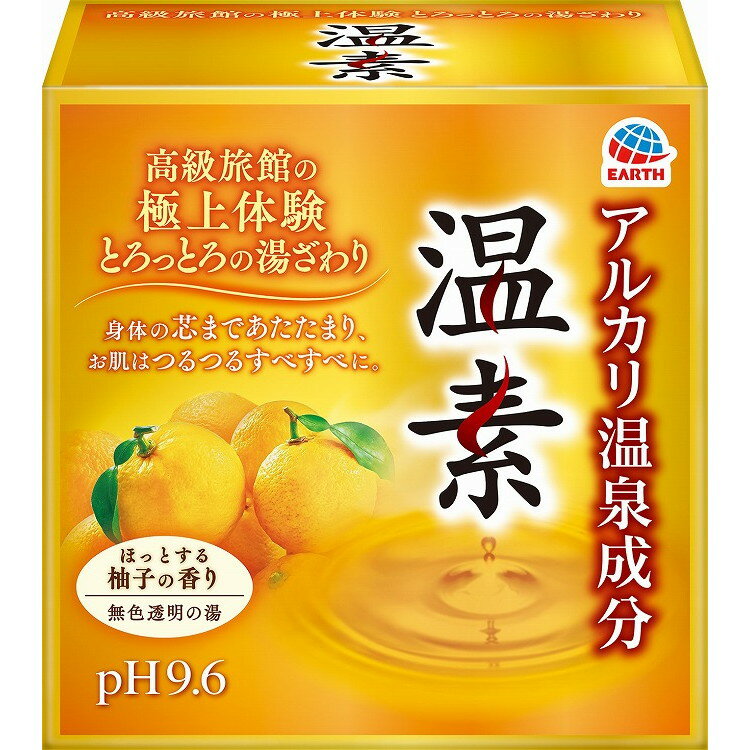 【単品8個セット】温素柚子の香り15包 アース製薬(代引不可)【送料無料】
