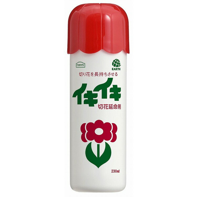 【単品16個セット】イキイキ切花延命剤230ML アース製薬(代引不可)【送料無料】