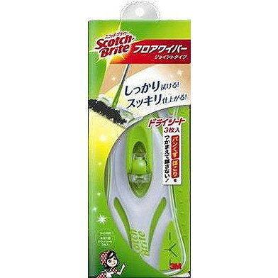 このページは4548623548692単品が10個セットの商品ページです【商品特徴】●しっかり拭ける！伸縮性スチール製ハンドル−丈夫なスチール製だから、しなりが少なく力を入れてしっかり拭けます。●スタイリッシュなデザイン・機能性を兼ね備えたフロアワイパー。●ハンドル伸縮長さ約74〜123cmまでお好みの長さに調節可能。●ヘッドが360度自由自在に動きます。●ヘッドに劣化しにくい熱可塑性ゴムを採用しています。●握りやすいグリップ。【製造者】スリーエムジャパン株式会社【生産国】日本【単品内容量】1個※メーカーの都合によりパッケージ、内容等が変更される場合がございます。当店はメーカーコード（JANコード）で管理をしている為それに伴う返品、返金等の対応は受け付けておりませんのでご了承の上お買い求めください。【代引きについて】こちらの商品は、代引きでの出荷は受け付けておりません。【送料について】北海道、沖縄、離島は別途送料を頂きます。