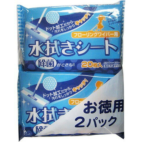 Other - 【単品20個セット】水拭きシート(無香料)20枚2P ペーパーテック(代引不可)【送料無料】