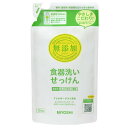 【単品6個セット】無添加食器洗いせっけん リフィル350ml ミヨシ石鹸(代引不可)(3)