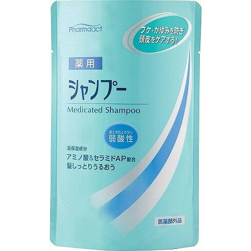 【単品6個セット】ファーマアクト 弱酸性薬用シャンプー 熊野油脂(代引不可)