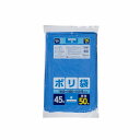 【単品12個セット】JNH51ポリ袋45L青 (株)ジャパックス(代引不可)【送料無料】