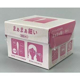 このページは4976558003892単品が2個セットの商品ページです【商品特徴】両側水滴型綿球の細軸、業界初のトリプル抗菌綿棒、環境配慮の紙箱【製造者】平和メディク株式会社【生産国】ベトナム【単品内容量】360本※メーカーの都合によりパッケージ、内容等が変更される場合がございます。当店はメーカーコード（JANコード）で管理をしている為それに伴う返品、返金等の対応は受け付けておりませんのでご了承の上お買い求めください。【代引きについて】こちらの商品は、代引きでの出荷は受け付けておりません。【送料について】北海道、沖縄、離島は別途送料を頂きます。