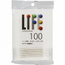 【単品6個セット】ライフ綿棒100本袋入 平和メディク(代引不可)(4)