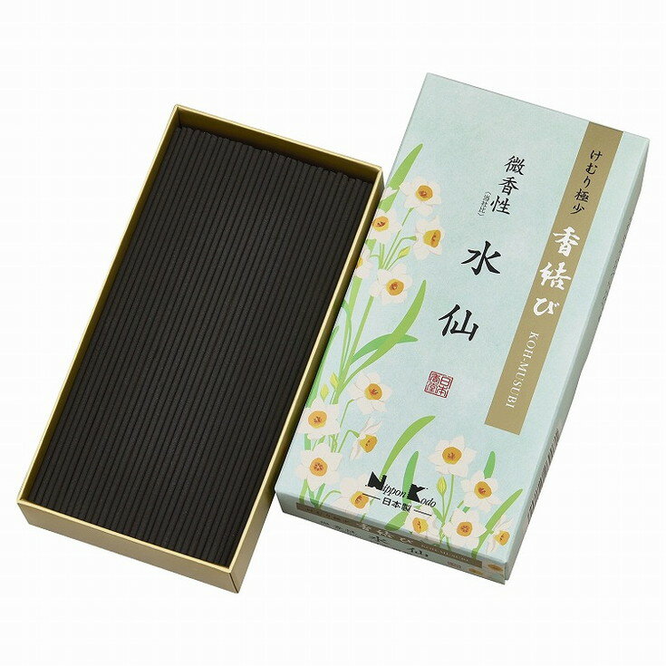 このページは4902125269071単品が12個セットの商品ページです【商品特徴】まだ遠い春の足音にそっと耳を澄ませてたたずむような、可憐な水仙の香りのお線香です。けむり極小。【製造者】株式会社日本香堂【生産国】日本【単品内容量】110G※メーカーの都合によりパッケージ、内容等が変更される場合がございます。当店はメーカーコード（JANコード）で管理をしている為それに伴う返品、返金等の対応は受け付けておりませんのでご了承の上お買い求めください。【代引きについて】こちらの商品は、代引きでの出荷は受け付けておりません。【送料について】北海道、沖縄、離島は別途送料を頂きます。