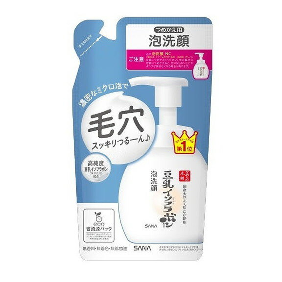 このページは4964596701764単品が3個セットの商品ページです【商品特徴】豆乳の濃密ミクロ泡洗顔のつめかえ用。ミクロな泡で毛穴の奥まですっきりつるーん♪となめらかな素肌に洗いあげます。忙しい朝も簡単ワンプッシュで泡立ていらず！【商品区分】化粧品【成分】水、グリセリン、ソルビトール、ミリスチン酸、イソステアリン酸、水酸化K、エタノール、ラウリン酸、豆乳イソフラボン、豆乳発酵液、デシルグルコシド、セラミドNG、BG、カルボマー、シクロデキストリン、ダイズタンパク、ダイズ種子エキス、フィトステロールズ、ラウロイルメチルアラニンNa、水添レシチン、フェノキシエタノール【製造者】常盤薬品工業（株）【生産国】日本【単品内容量】180ML※メーカーの都合によりパッケージ、内容等が変更される場合がございます。当店はメーカーコード（JANコード）で管理をしている為それに伴う返品、返金等の対応は受け付けておりませんのでご了承の上お買い求めください。【代引きについて】こちらの商品は、代引きでの出荷は受け付けておりません。【送料について】北海道、沖縄、離島は別途送料を頂きます。