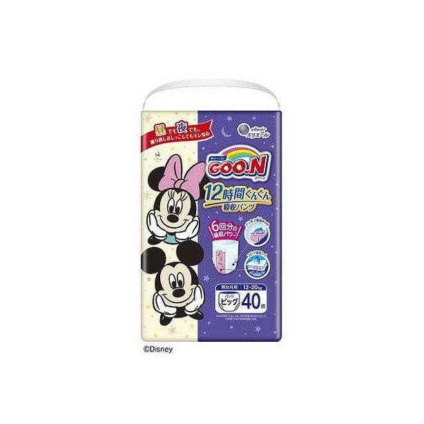 このページは4902011104257単品が11個セットの商品ページです【商品特徴】●6回分（※）の吸収パワーで、昼でも夜でも12時間モレ安心！※当社測定方法による、1回の排尿量を、BIGサイズは60mlとして表記。●グーン史上最高（さいたか）ギャザーで足まわりをしっかり包み込んで、動きまわってもすきまができにくい。●スピード吸収シートでおしっこをすばやく吸い込んで拡散するから、うつぶせ寝でもモレ安心。●全面通気性シート　●消臭機能付き吸収体【製造者】大王製紙株式会社【生産国】日本【単品内容量】40枚※メーカーの都合によりパッケージ、内容等が変更される場合がございます。当店はメーカーコード（JANコード）で管理をしている為それに伴う返品、返金等の対応は受け付けておりませんのでご了承の上お買い求めください。【代引きについて】こちらの商品は、代引きでの出荷は受け付けておりません。【送料について】北海道、沖縄、離島は別途送料を頂きます。
