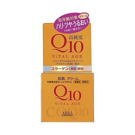 【単品12個セット】 バイタルエイジQ10クリーム40G コーセーコスメポート株式会社(代引不可)【送料無料】