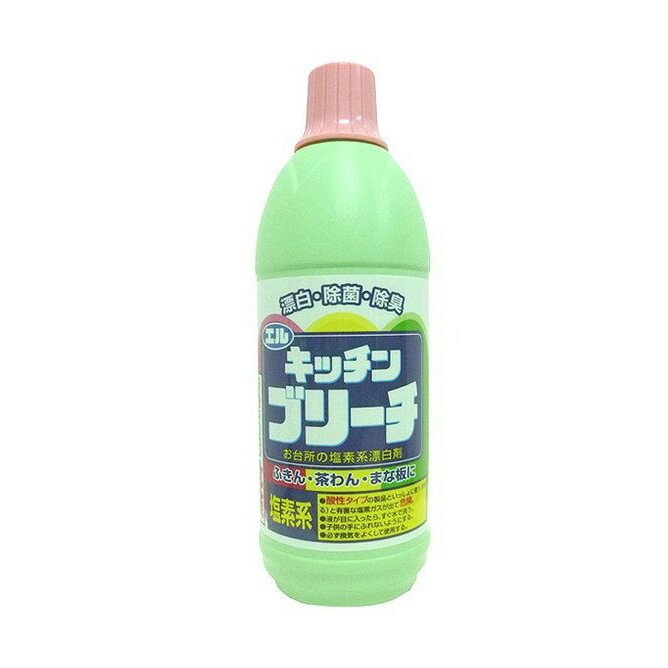 【単品6個セット】 エルキッチンブリーチ600ML ロケット石鹸株式会社(代引不可)