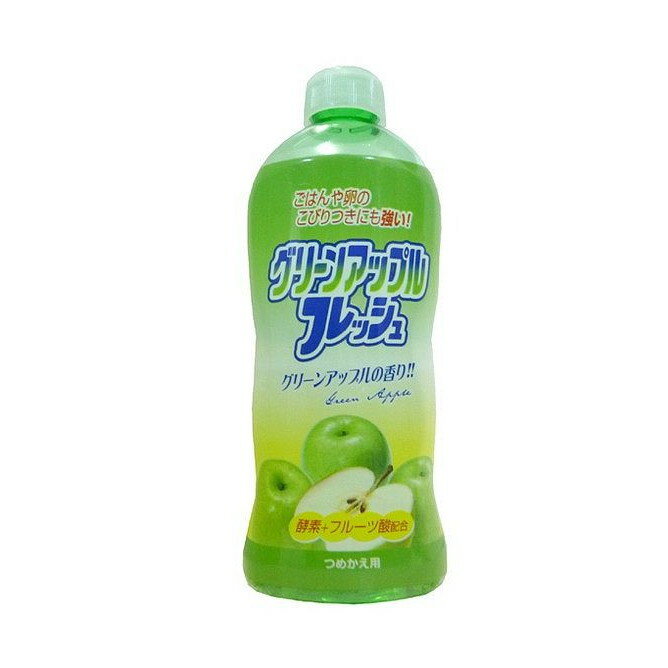 【単品6個セット】 フルーツ酸フレッシュコンパクト詰替用400ML ロケット石鹸株式会社(代引不可)