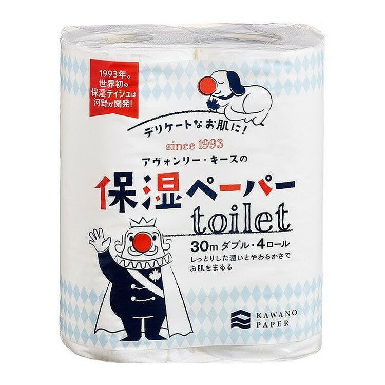 【単品3個セット】 アヴォンリーキース保湿ペーパートイレット4R.. 河野製紙株式会社(代引不可)