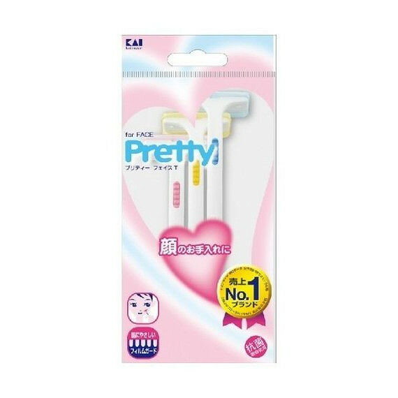 【単品18個セット】 プリティフェイスT3本FRT-3P16 貝印株式会社(代引不可)【送料無料】