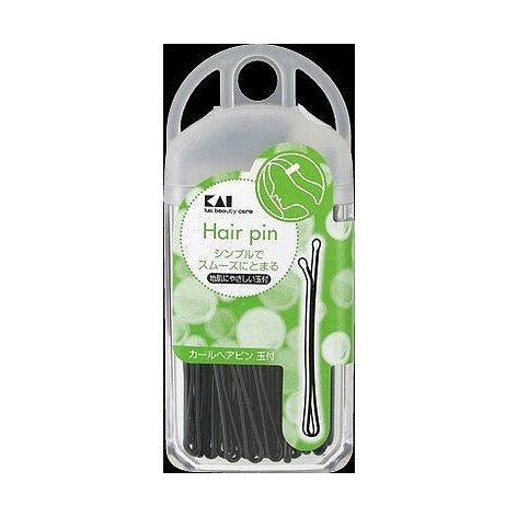 【単品12個セット】 HL0106カ-ルヘアピンタマ付き 貝印株式会社(美粧)(代引不可)【...