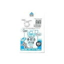 【単品12個セット】 PR26W手付ポリ袋SS約5L乳白40枚 株式会社ジャパックス(代引不可)(3)