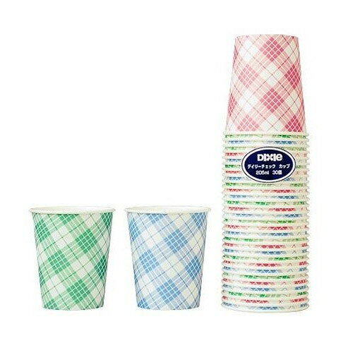 【単品13個セット】 デイリーチェックカップ30P 株式会社日本デキシー(代引不可)【送料無料】