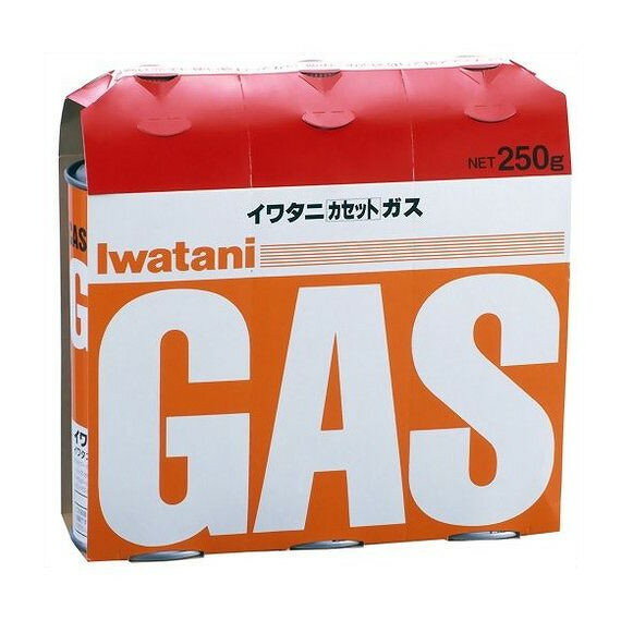 【単品6個セット】 岩谷カセットガス3PCB-250OR 岩谷産業株式会社(代引不可)【送料無料】