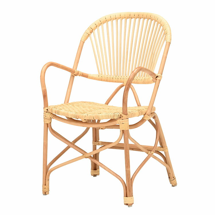 定番 ラタンチェア 1人掛け 完成品 1