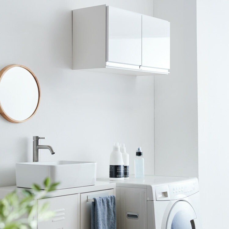 選べる吊戸棚豊富なサイズ 壁面収納 吊戸棚 幅60 奥行22 完成品 日本製 F☆☆☆☆ キッチン 洗面所 リビング 吊り戸棚 棚 可動棚 高さ調節 鏡面 木目 ホワイト ダークブラウン 完成品 洗面所収納(代引不可)【送料無料】