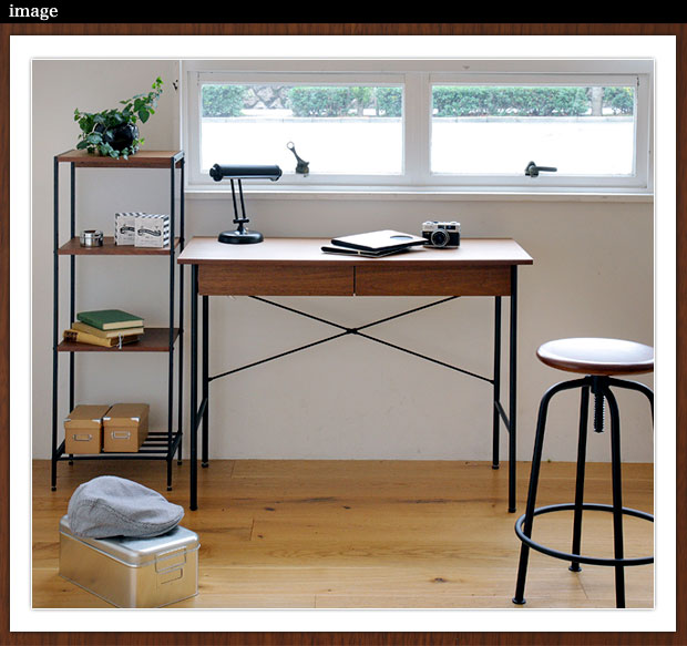 デスク アンティーク ライティングデスク anthem アンセム Desk デスク ANT-2459br (代引き不可)【送料無料】 [3]