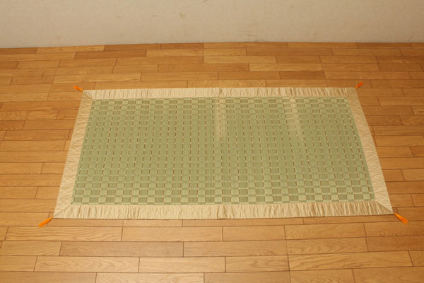 純国産 掛川織 い草御前（仏前）ござ 『古代』 約88×176cm(代引不可)【送料無料】