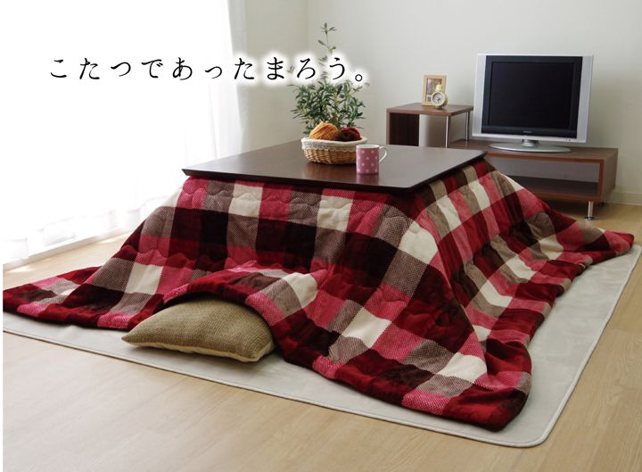 洗える こたつ布団 正方形単品 薄掛けタイプ 『ジャーナル』 ローズ 約220cm丸 こたつ布団 薄掛布団 薄掛タイプ 円形 カジュアル(代引不可)【送料無料】 [3]